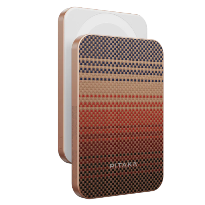 Внешний аккумулятор Pitaka Power Bank Qi2 MagSafe, Sunset