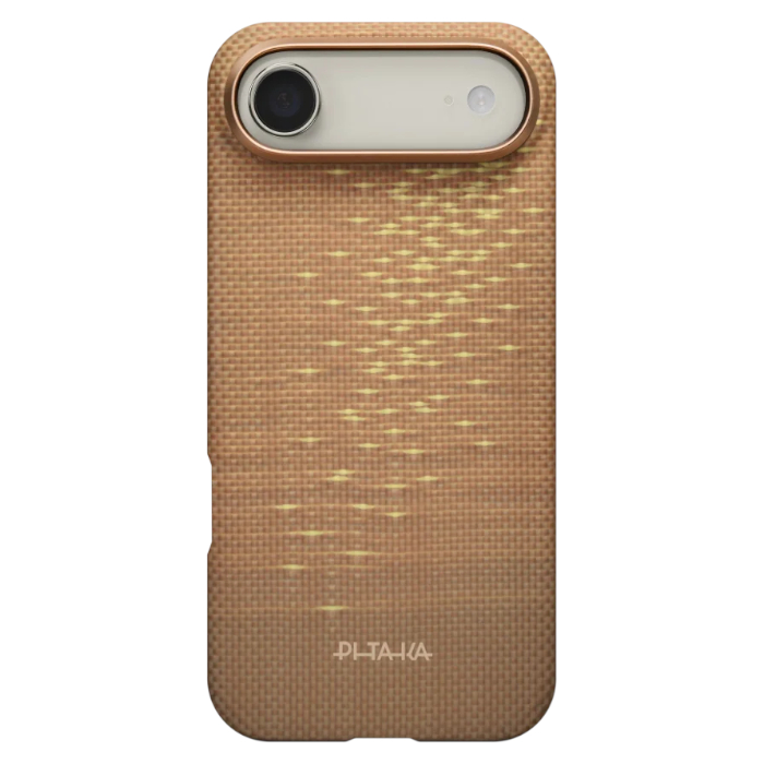 Чехол Pitaka Ultra-Slim Case, iPhone 17 Air, Golden Glint