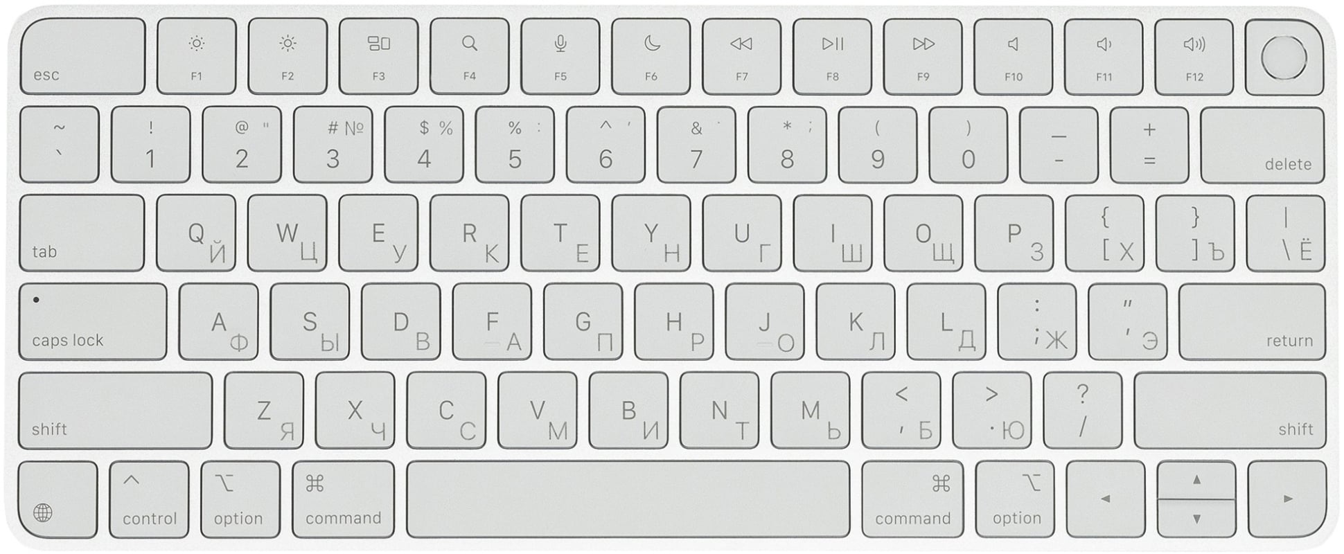Клавиатура Apple Magic Keyboard с цифровой панелью, Белый