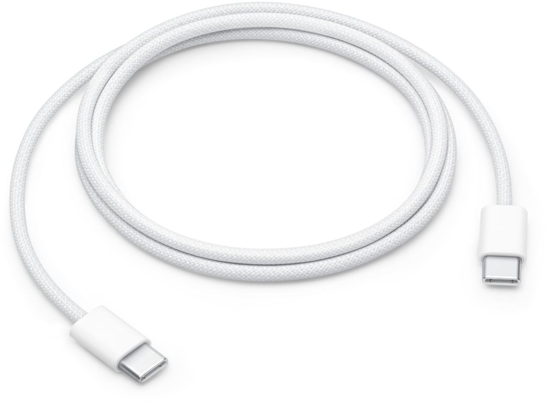 Кабель Apple USB-C — USB-C 60 Вт, 1 м, плетёный, Белый