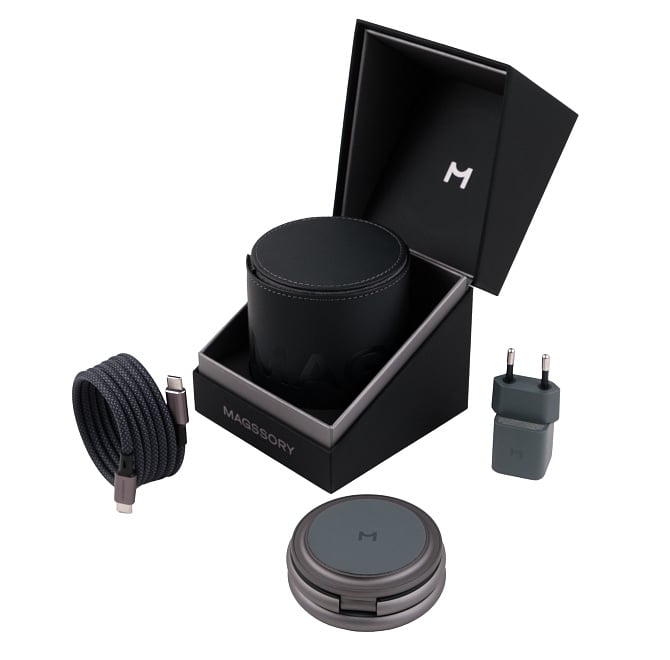 Зарядная станция Magssory Disc Signature Edition 3 в 1 для Apple, Midnight