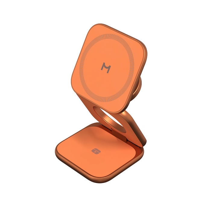 Складное беспроводное зарядное устройство 3 в 1 Magssory Fold Ultra для Apple, Orange