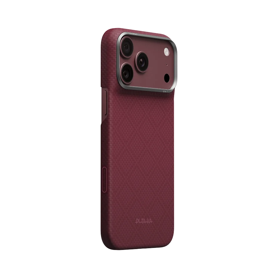 Чехол Pitaka Edge Case для iPhone 18 Pro Max Burgundy
